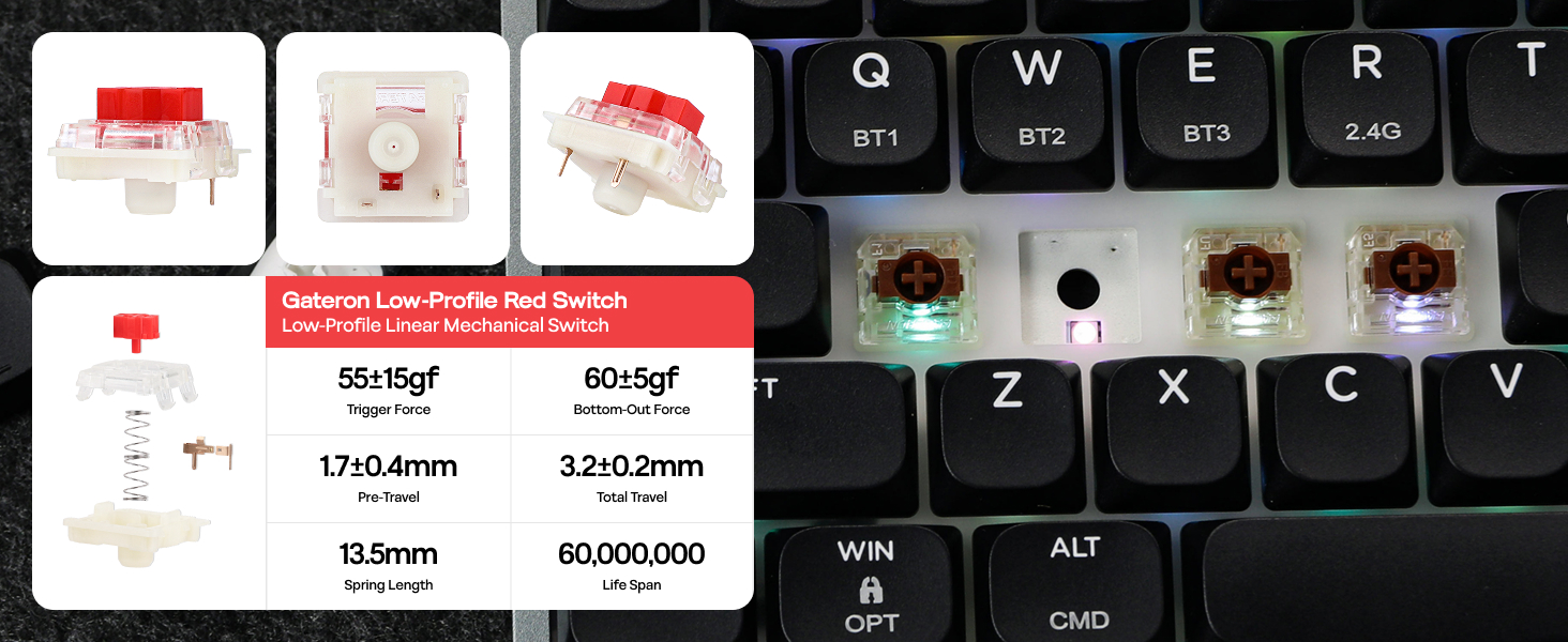 Luma84 Wireless Gaming Mechanical Keyboard