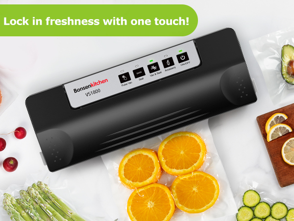 Bonsenkitchen Vacuum Sealer Machine