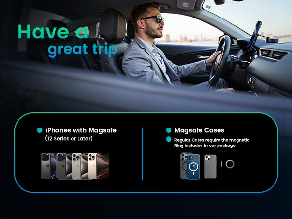 suction cup magnetic phone holder
