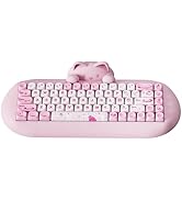 YUNZII C68 Wireless Mechanical Keyboard, 65% Gaming Keyboard Hot Swap,Triple Mode BT5.0/2.4G/Wire...