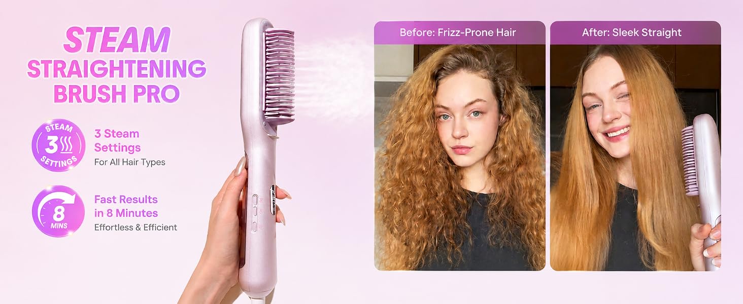 ceramic steam straightener