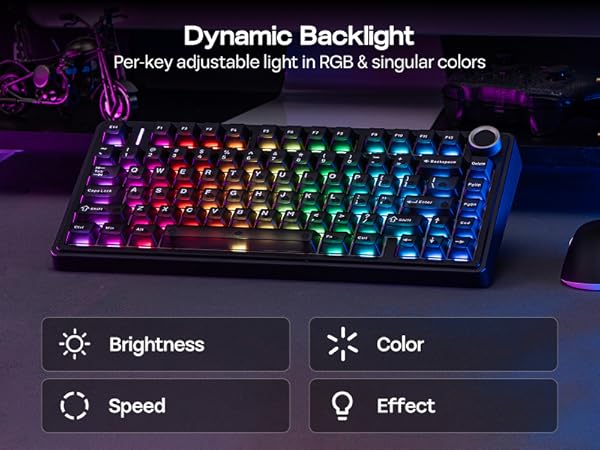 F75 wireless gaming keyboard