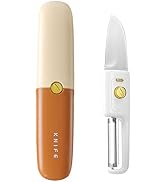 2023 New 2 in 1 Multifunctional Stainless Steel Fruit Knife Peeler, Creative Multi-color Fruit an...