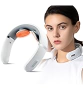 Xpudding Neck Massager with Heat,Portable Electric Neck Massager for Pain Relief, Lymphatic Drain...