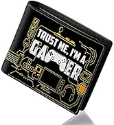 Teen Boys Wallet - Cool Wallet for Boys Game Design Slim Thin PU Leather Wallets Bifold Wallets R...