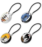 UP Security Small Combination Lock for Luggage, Gym Locker, Backpack Bag Zipper, Mini Combo Lock ...