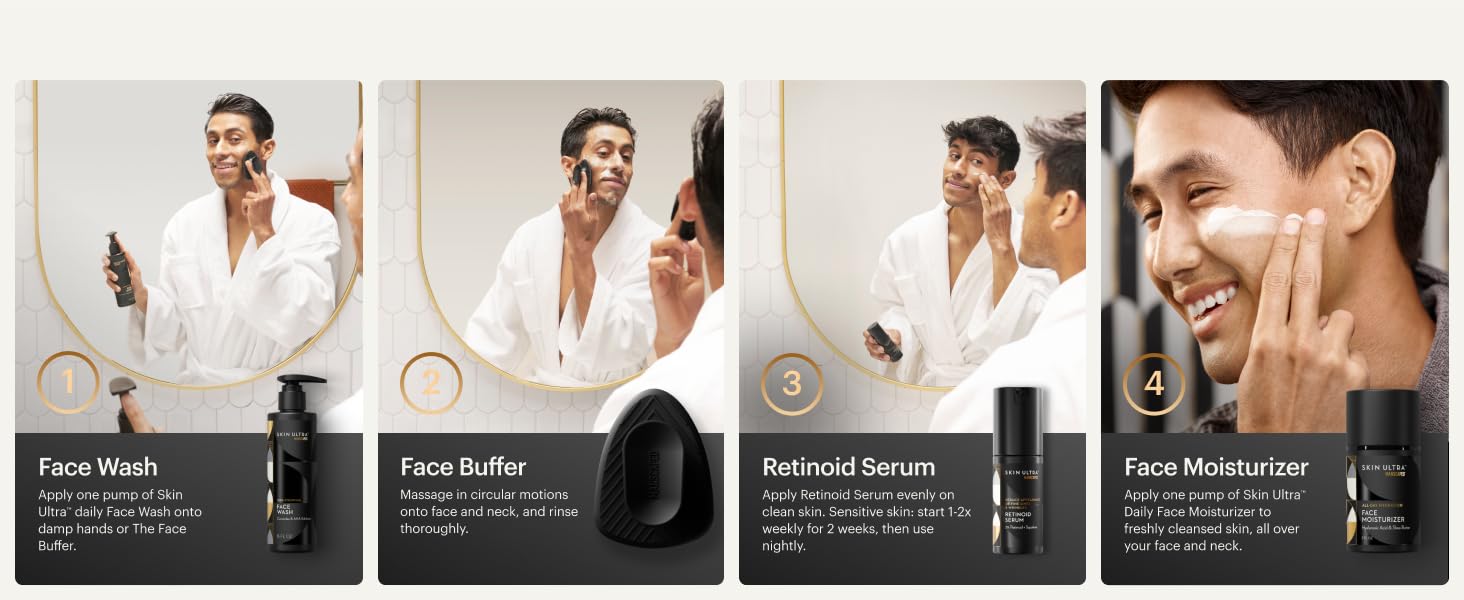 manscaped skin ultra face wash cleanser moisturize ceramide aha exfoliate skin smooth hydrating