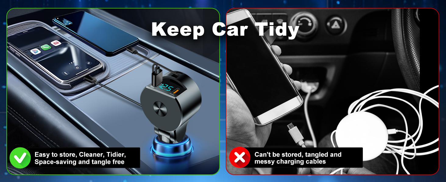 car usb c charger fast charging