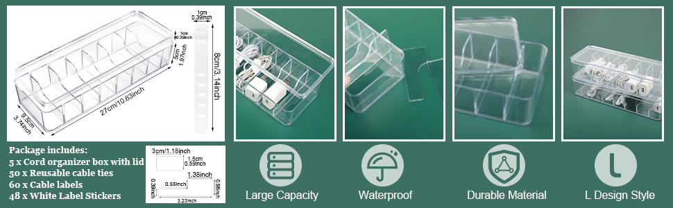 cable organizer box
