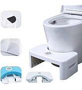 Bathroom Toilet Stool, Squatting Toilet Stool, Detachable Multi-Functional Seat Pan, Portable Ste...