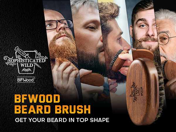 BFWood Small Beard Brush