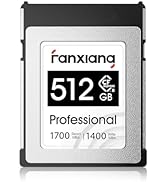 fanxiang 512GB CFexpress Type B Memory Card, Up to 1700MB/s, CF Express Card Type-B RAW 8K Video ...