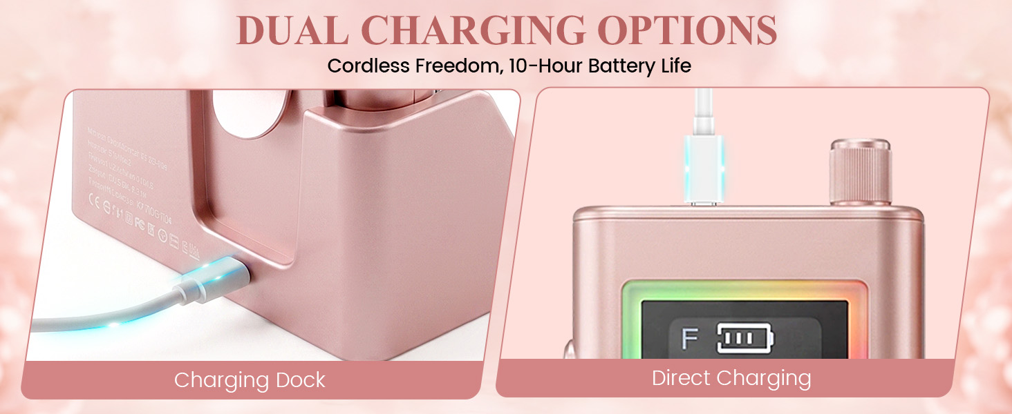 dual charging options