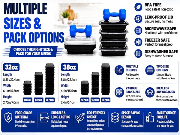 disposable meal prep containers