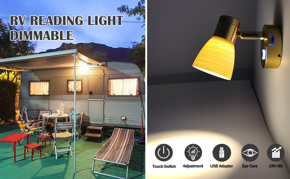 12 volt boat led light with dimmer
