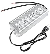 inShareplus 400W 12V Power Supply, IP67 Waterproof Outdoor LED Driver, AC 90-140V to DC 12 Volt 3...