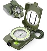 Sportneer Compass: Accurate Durable Lightweight Orienteering Compass with Strap and Carrying Case...