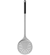 ooni Pizza Turning Peel - 9 Inch Aluminum Perforated Pizza Peel, Lightweight Metal Pizza Turner w...