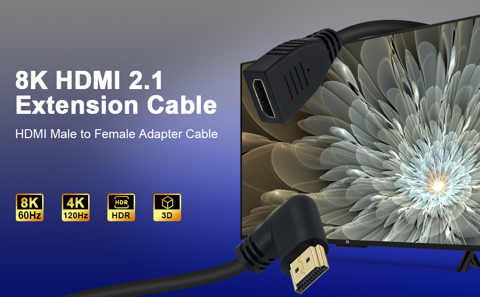 hdmi right angle cable