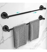 Adjustable Suction Cup Towel Bar for Bathroom Wall,14.6Inch~24 Inch Towel Racks for Bathroom,Stai...