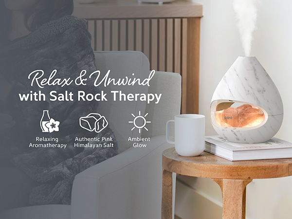 salt lamp diffuser pink himalayan salt rock aromatherapy spa self care relaxation