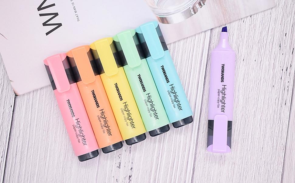 The soft, fashionable colors including Pink, orange, yellow, green, blue, purple