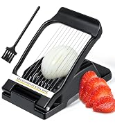 Sopito Heavy Duty Stainless Steel Wire Egg Slicer for Hard Boiled Eggs & Strawberry Other Soft Fo...