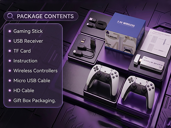 Plug and Play TV Game Stick