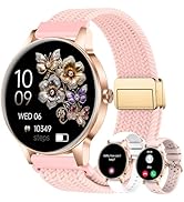 Smart Watch for Women, 1.27'' Touchscreen Activity Trackers with Heart Rate/Sleep Monitor, Make/A...