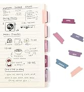 Lumintutu Laminated Planner Monthly Stickers,40 Adhesive Plan Tabs Accessories for Notebooks (2 S...