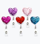 bling badge reel 5 pack