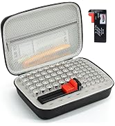 stukcaze Battery Organizer Storage Case with Tester for AA AAA Button Battery Holder Carrying 3 B...