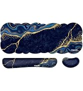 MOSISO Large Mouse Pad&Wrist Rest Support for Mouse&Keyboard, Ergonomic Memory Foam Pain Relief E...