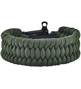 Paracord Survival Bracelet with Bow Shackle for Camping and Emergency
