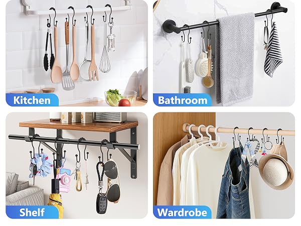 shower curtain hangers