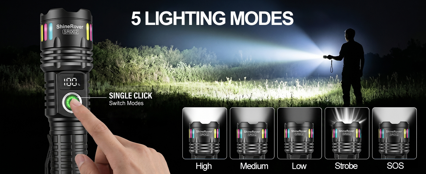 5 Lighting Modes