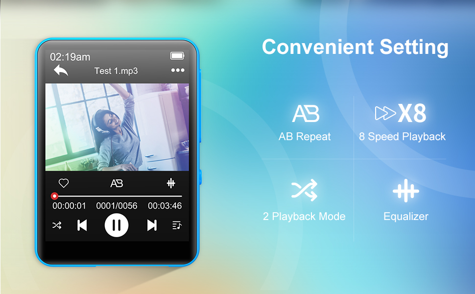 MP3 Player with Bluetooth