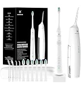 2-1 Oral Clean Kit- Water Dental flosser & Electric Toothbrush Combo- Brushing & Flossing- for Te...
