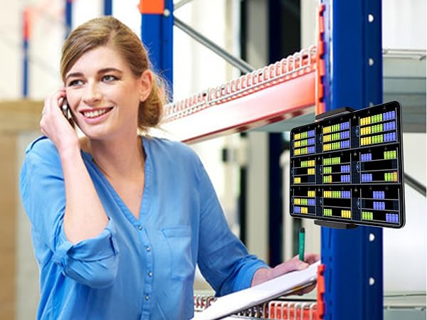 magnetic tablet mount holder for warehouse
