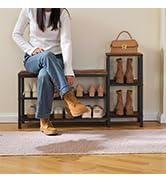 3-Tier Shoe Rack Bench