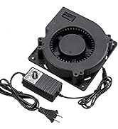 Wathai 120mm x 32mm 110V 220V AC Powered Fan with Speed Controller 4V to 12V, DC Dual Ball High A...