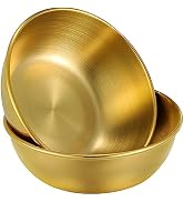 Kichvoe 2Pcs Brass Offering Bowl, Stainless Steel Buddhist Offering Bowl Mini Water Bowl Holy Wat...