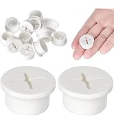 AccEncyc 12 Pcs Cable Cord Grommet Silicone Cable Grommet 3/4" Wire Hole Cover Cable Management W...