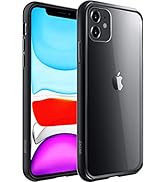Mkeke Compatible with iPhone 11 Case, Clear Shock Absorption Cases for 6.1 Inch Black