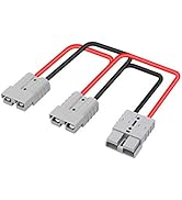 SinLoon 50A 600V Forklift Charger, High Current Connector Line, Battery Quick Disconnect Plug Tra...