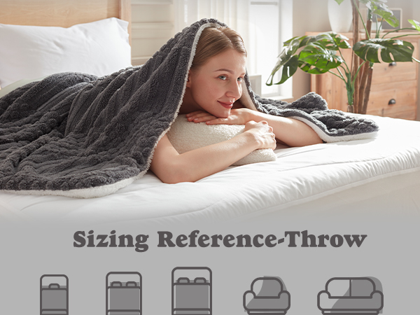 tufted heated blanket