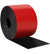 Heonay Self Adhesive Rubber Strips, Solid Neoprene Rubber Sheets Rolls Strips (4" W x 1/16" T x 1...