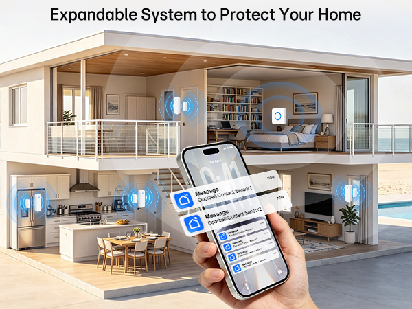 Smart Wifi Door Sensor for Your Home Safety