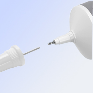 Threaded needle