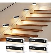 UMLAEN Motion Sensor Lights Indoor, 1800mAh Rechargeable Motion Activated Night Light, 3 Colors |...